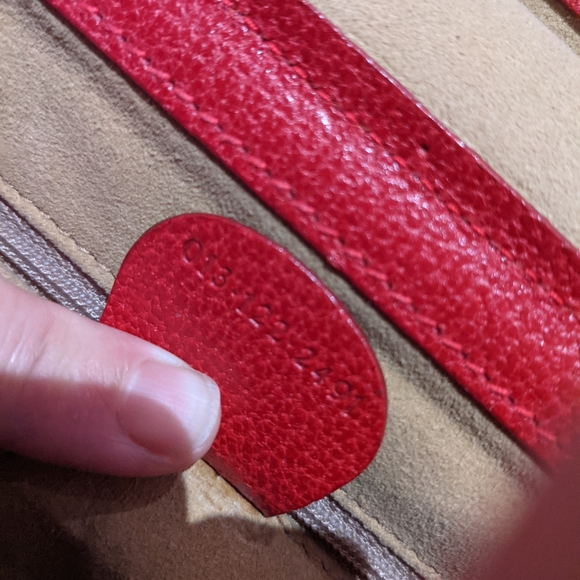 Gucci vintage bamboo vanity in red. RARE - Picture 11 of 11